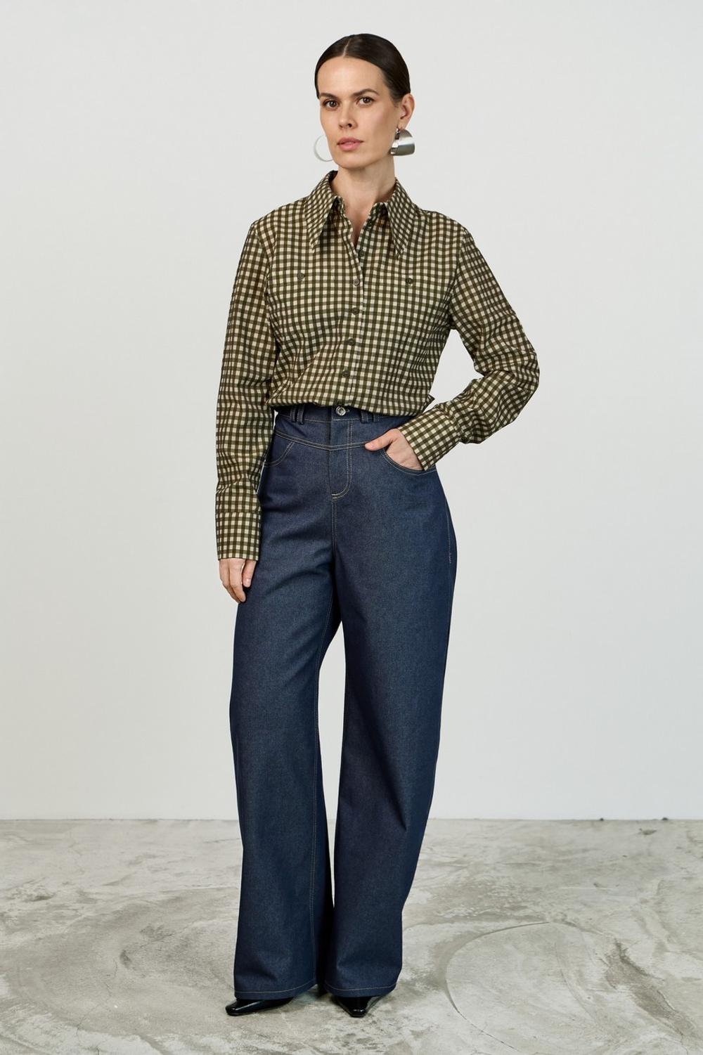 Рубашка в клетку