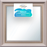 Зеркало настенное в раме 35x35