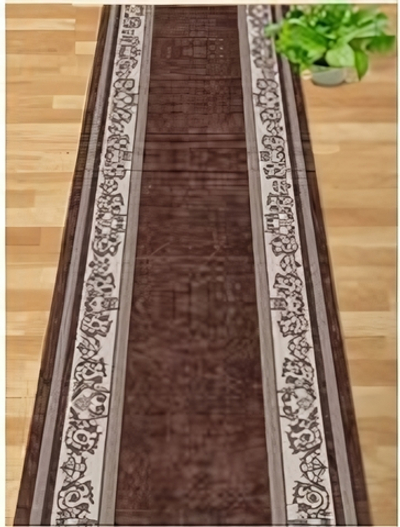 Коврик - дорожка 3D ЦВЕТ КОРИЦЫ матовый 0,6*15 м