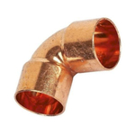 Угол двухраструбный под пайку, Ду 6-108, 90°, тип 5090 (S370V), Sanha