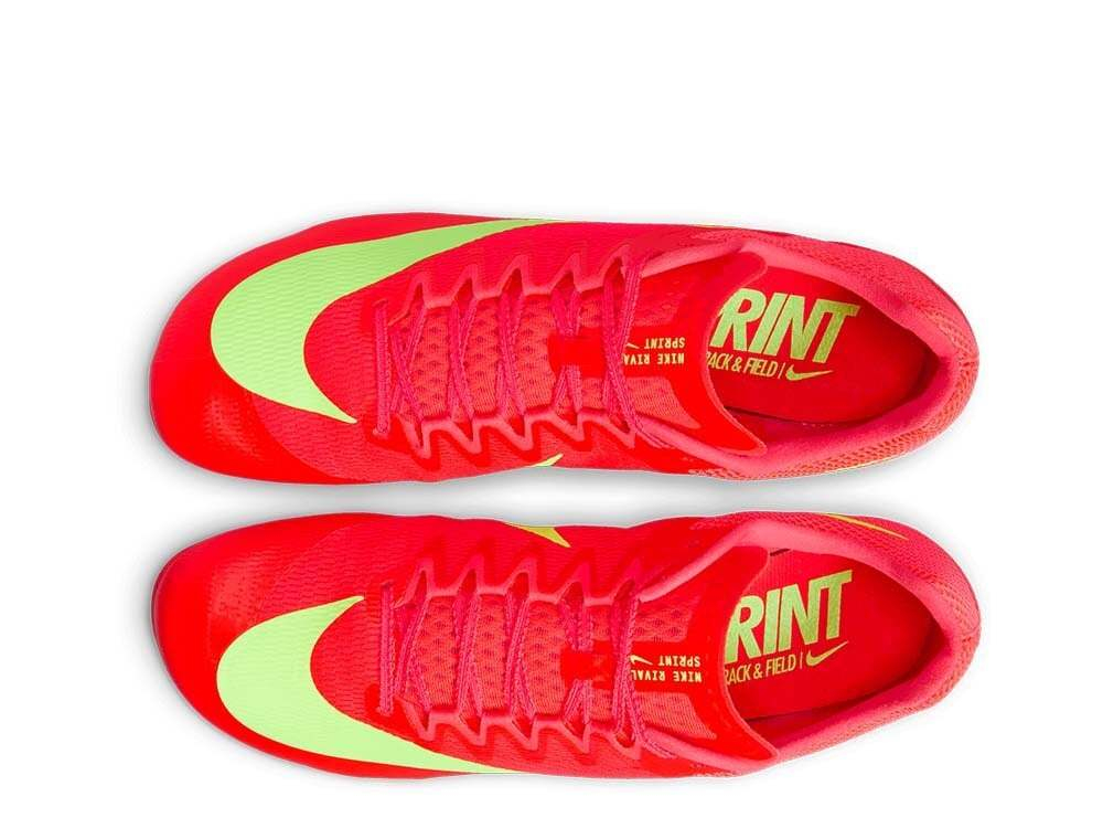 Шиповки беговые Nike Zoom Rival Sprint U Красный лайм