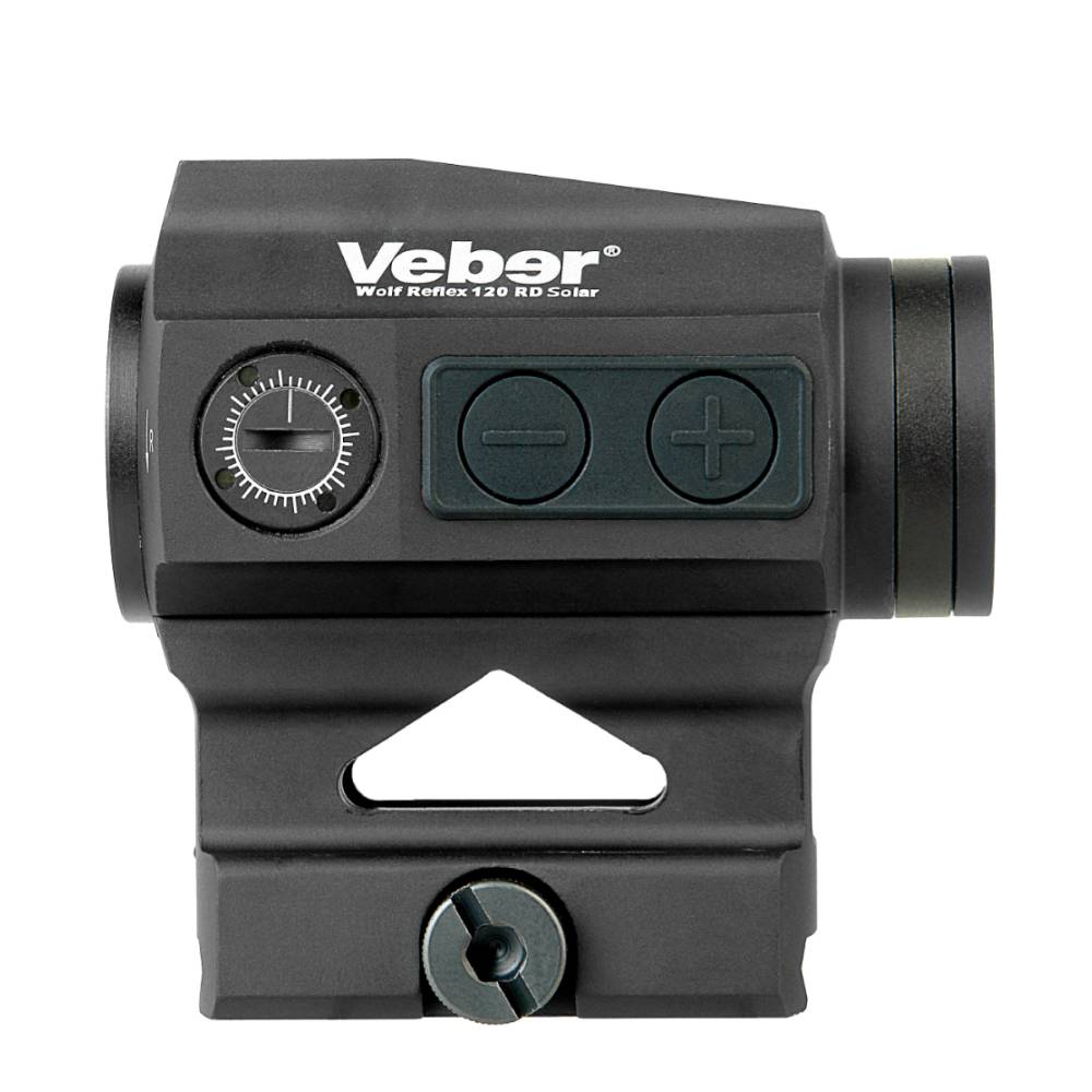 Прицел коллиматорный Veber Wolf Reflex 120 RD Solar (закрытый, объектив 20мм, weaver/picatinny, IP67, питание от солнечной батареи)