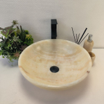 Раковина из оникса Bowl Yellow TinLip BO-62941 45*45*15 41