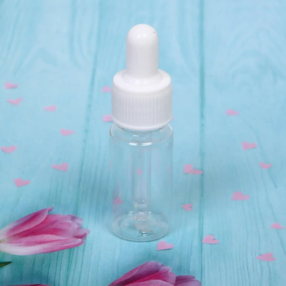 Флакон для хранения стеклянный с пипеткой, 10мл.