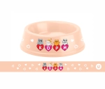 Миска пластиковая «МОЙ БРО - Корм!, цвет бежевый 21*6,5см (логотип на миске) 700мл