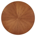 Стол Bradex Home Liverpool диам.110см, шпон орех лучевой набор, с золотистыми ножками