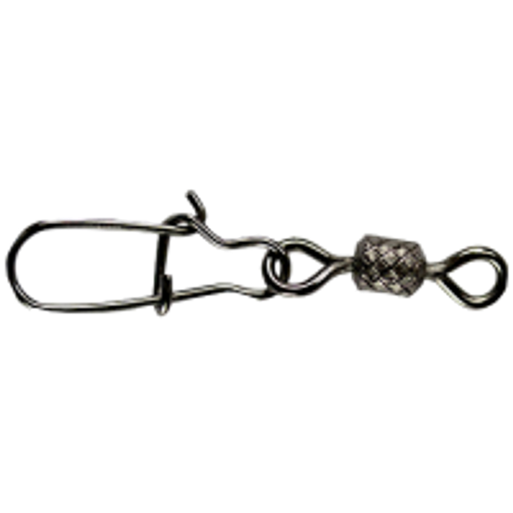 Вертлюг с застёжкой EcoPro EP-302-02 30кг 10шт Black Nickel