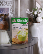 Пудровый чай Матча Латте 3 в 1 BLENDY (матча+сливки+сахар),10 пак