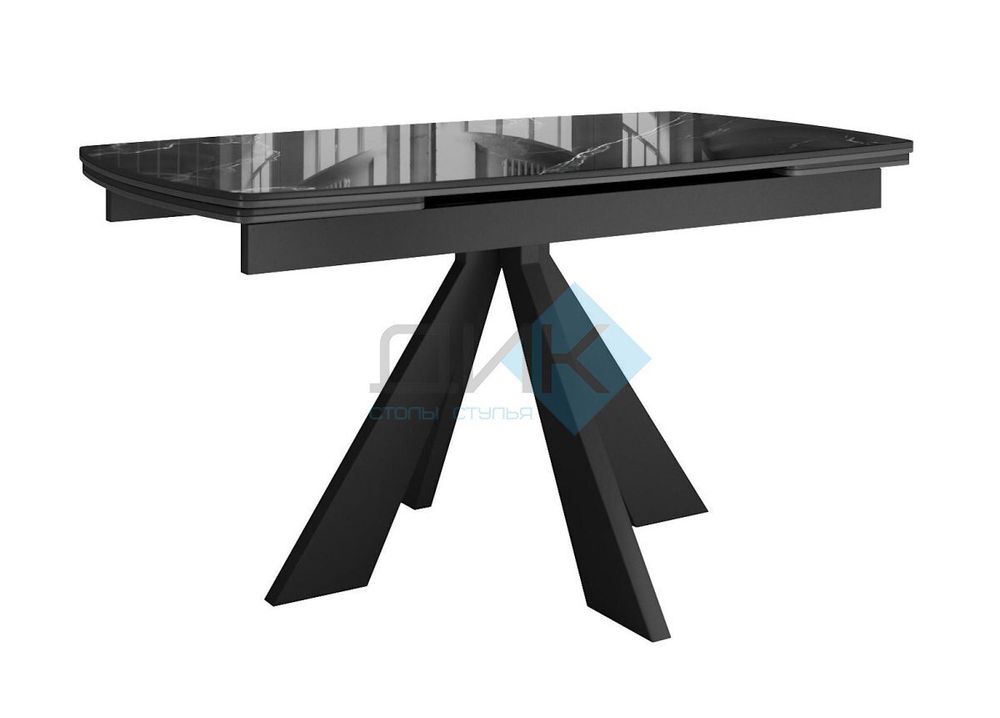 Стол DikLine SFU120 подстолье чёрное/опоры чёрные