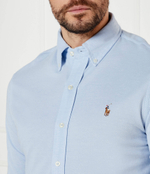Рубашка KNIT OXFORD POLO RALPH LAUREN - голубой(710932545)