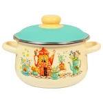 Кастрюля эмал конич 2,0л 1с45я Чайный домик