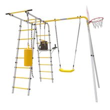 ROMANA Спорт (желтый/серый) (с пластиковыми качелями)