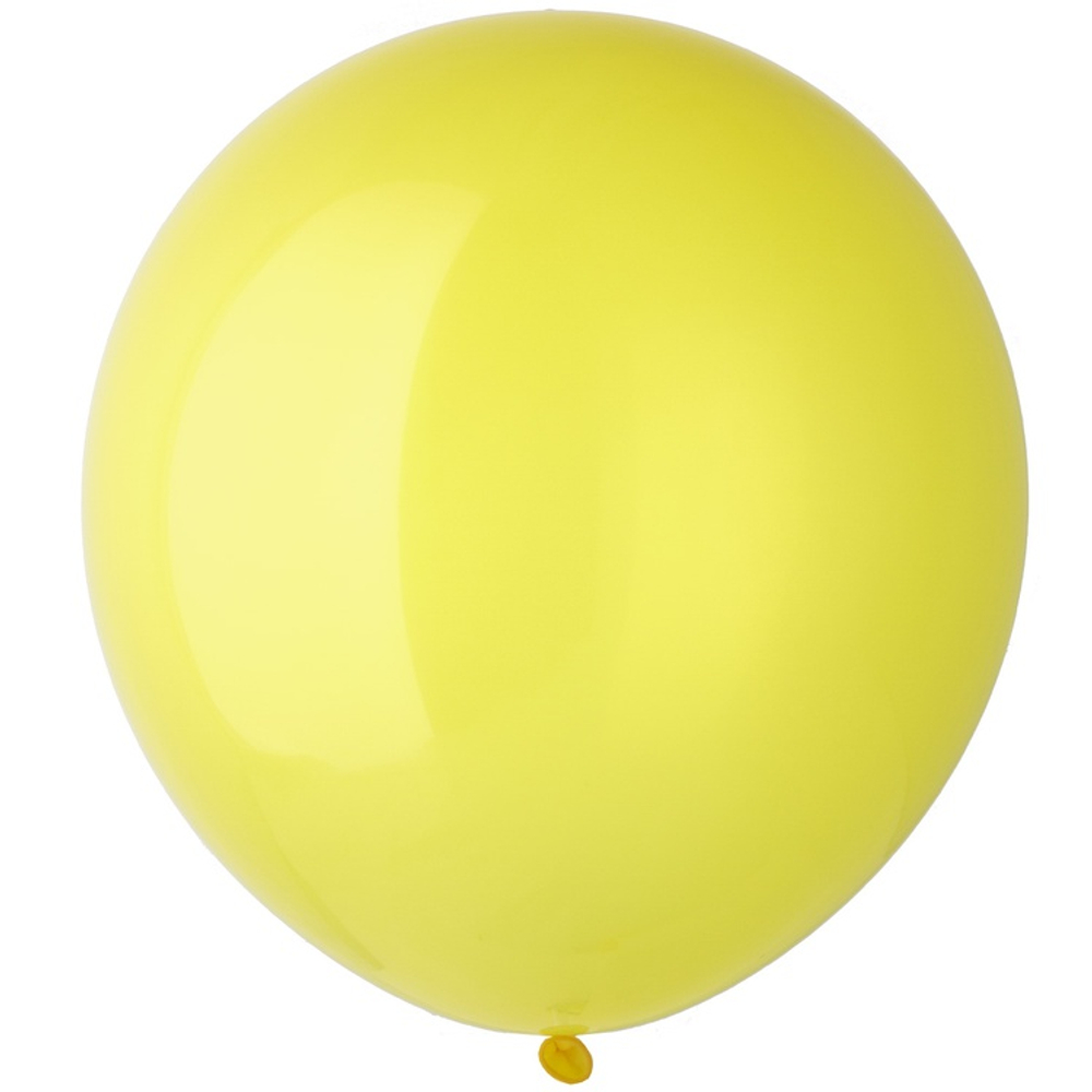 Шар латексный Экстра Кристалл 61 см (Желтый)