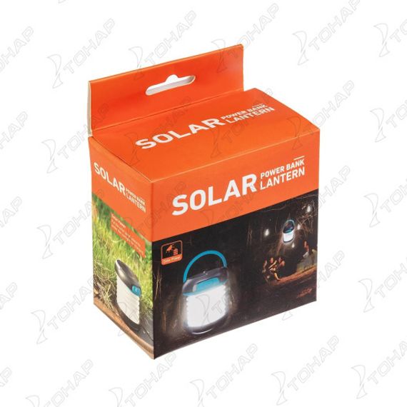 Фонарь кемпинговый складной солнечная батарея+USB (A-SB-6071)
