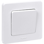 Выключатель 1-клавишный 10А 250В белый Inspiria Legrand