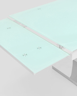 Стол обеденный Верона раскладной 160-220*90 глянцевый белый