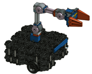 Образовательный робототехнический комплект "Мобильный манипуляционный РТК"