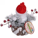 Пенёк «Снежинка лесная» 17*12 см