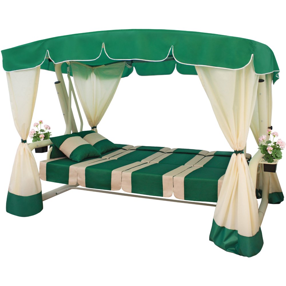 Эдем Люкс зеленый-1 кровать