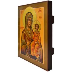 Смоленская икона Божией Матери писаная. 26 х 31 см