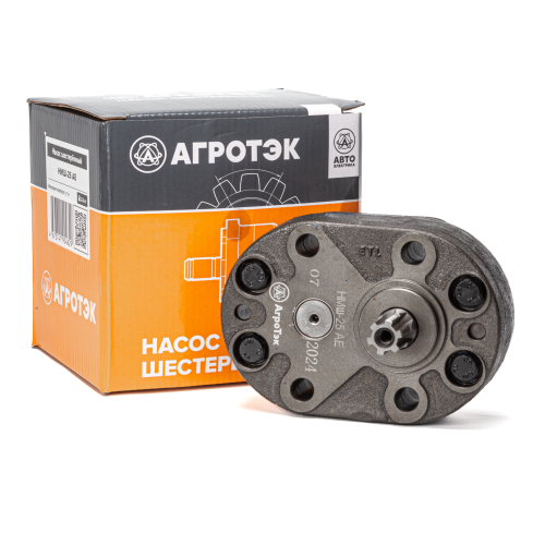 Насос масляный шестерённый, чугунный корпус, МТЗ, ЧТЗ, ХТЗ, ПТЗ