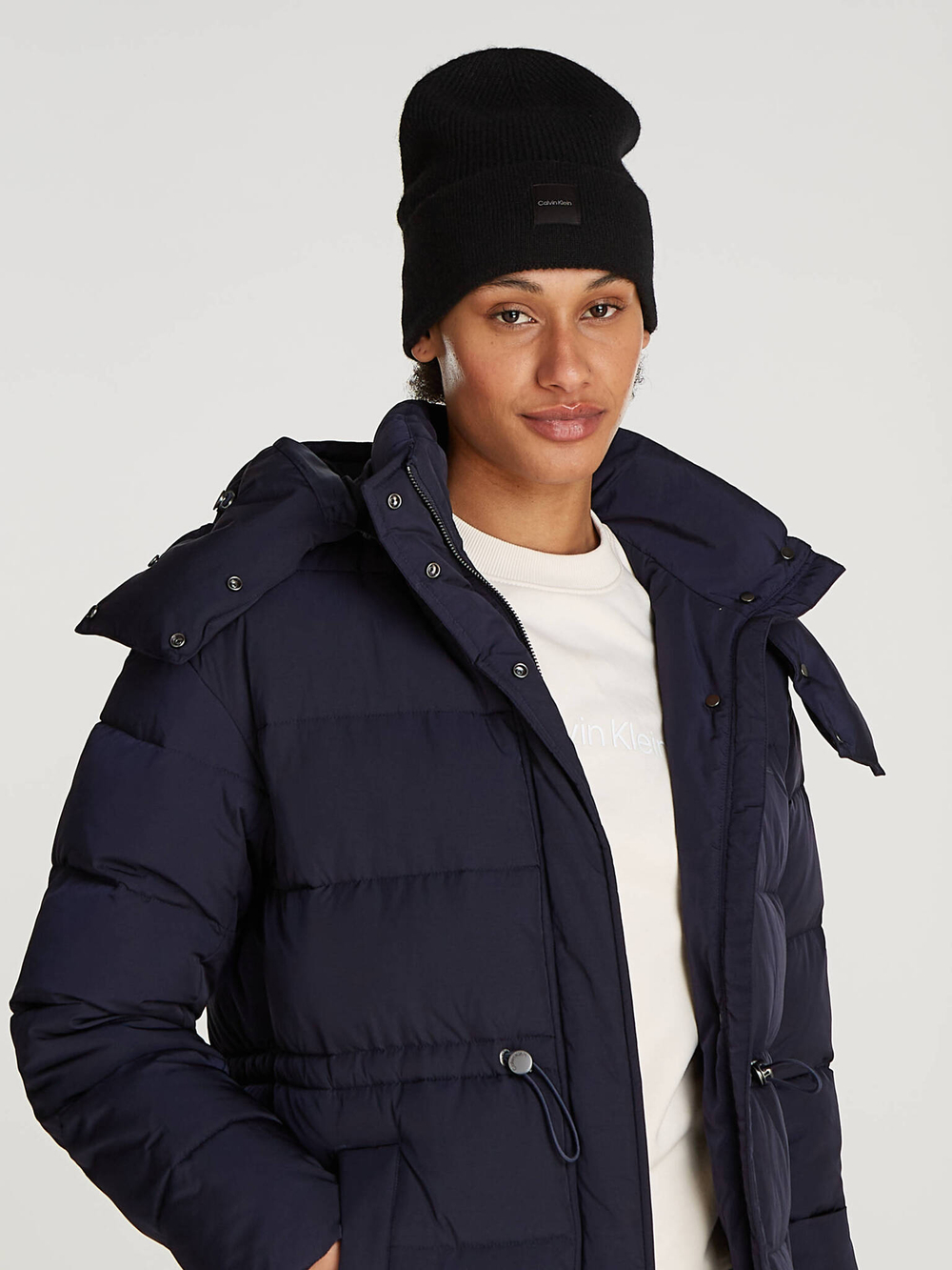 Кашемировая шапка Calvin Klein - черный(K60K612584)