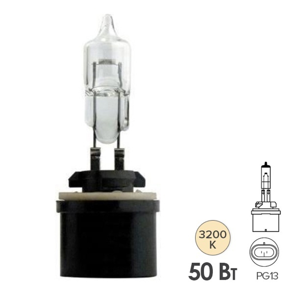 Автолампа H27W/1 12V 50W (PG13) Narva 885 #48055