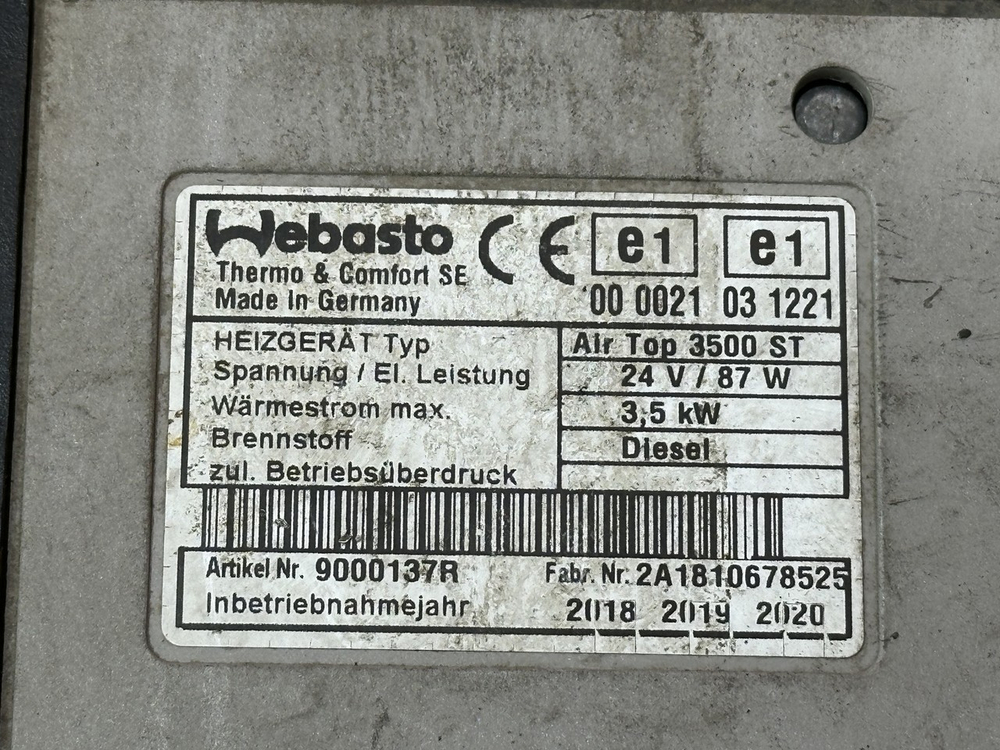 Отопитель автономный 3.5 kW