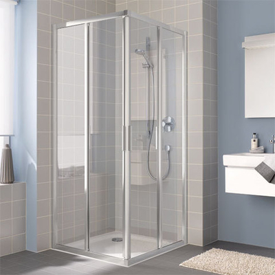 Душевой ограждение Kermi CADA XS  875-900/2000 с угловым входом, стекло прозр., ESG Clean CKE2L09020VPK + CKE2R09020VPK