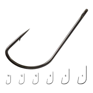 Крючок VMC 7138BN черный никель №08  10шт