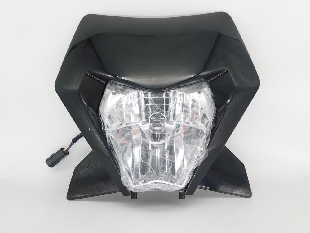 Фара с щитком эндуро KTM 2024 Otom чёрная