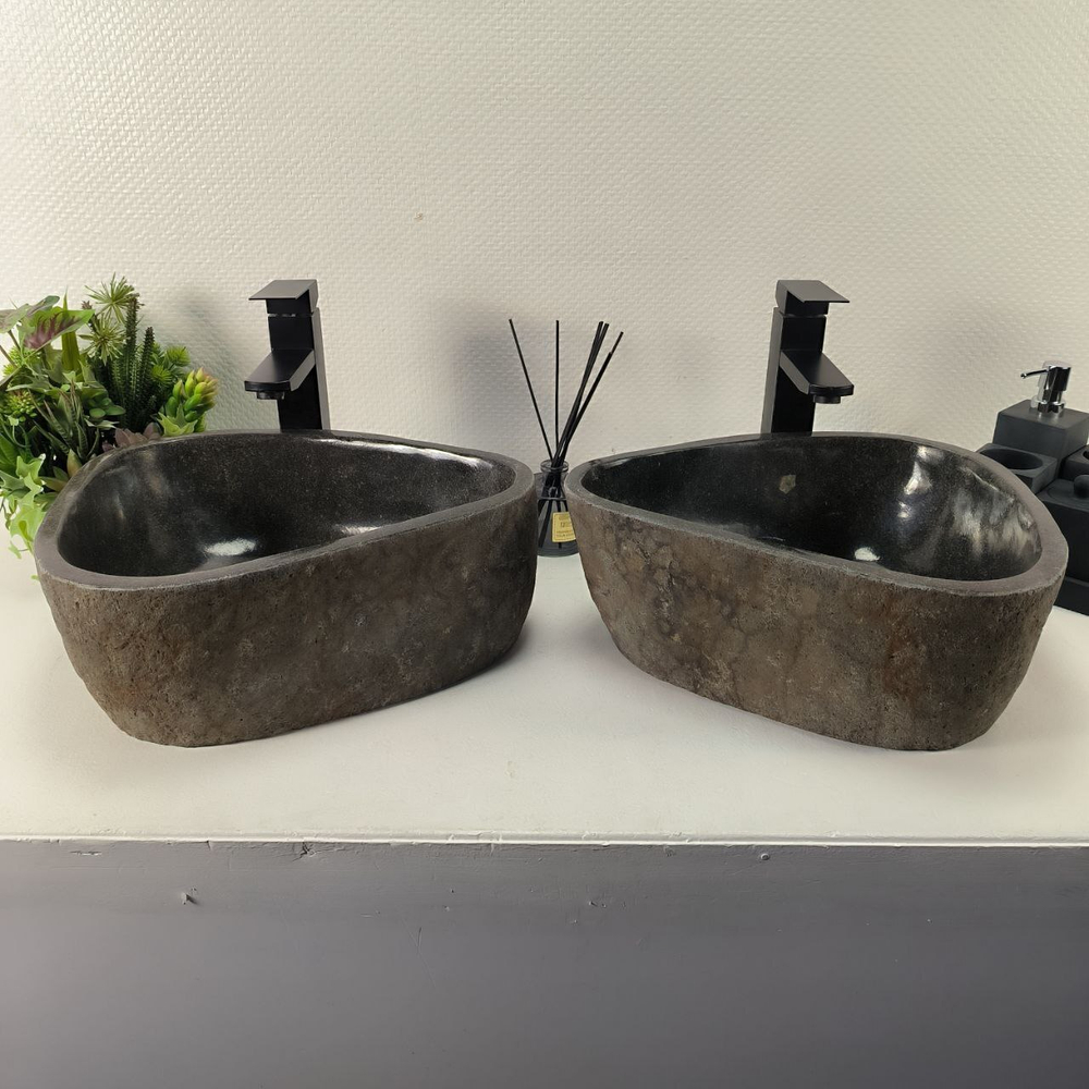 Раковина из речного камня ПАРА! RS-64968 40*35*16 0865