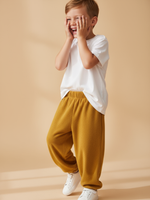 Джоггеры Terry свободного кроя горчичный