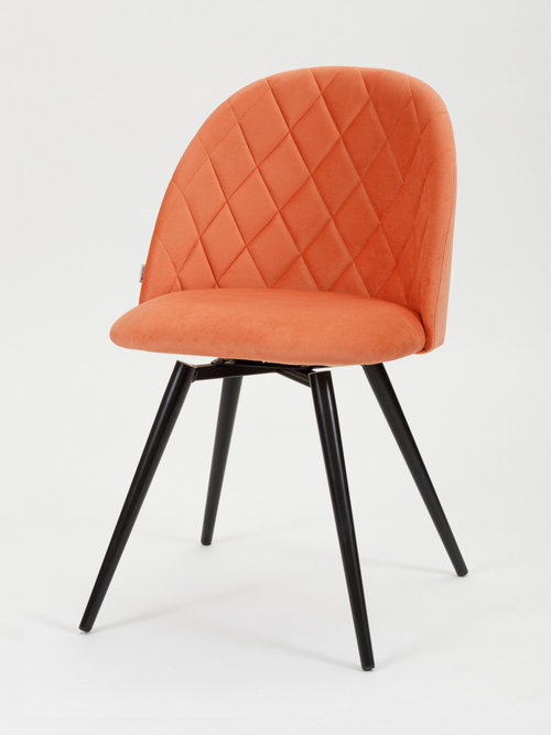 Стул MyFar Джозефина поворотный терракотовый велюр MF1015-1