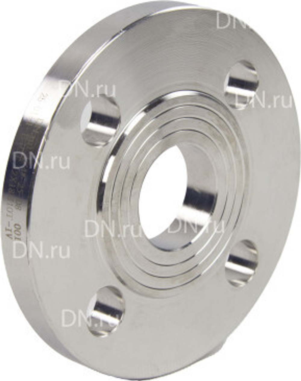 Flat flange Elephant pn16-01-1-b-12h18n10t, body material - stainless steel AISI 321