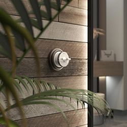 Выключатель двухклавишный с корпусом Werkel Vintage (белый матовый/хром) W5822050