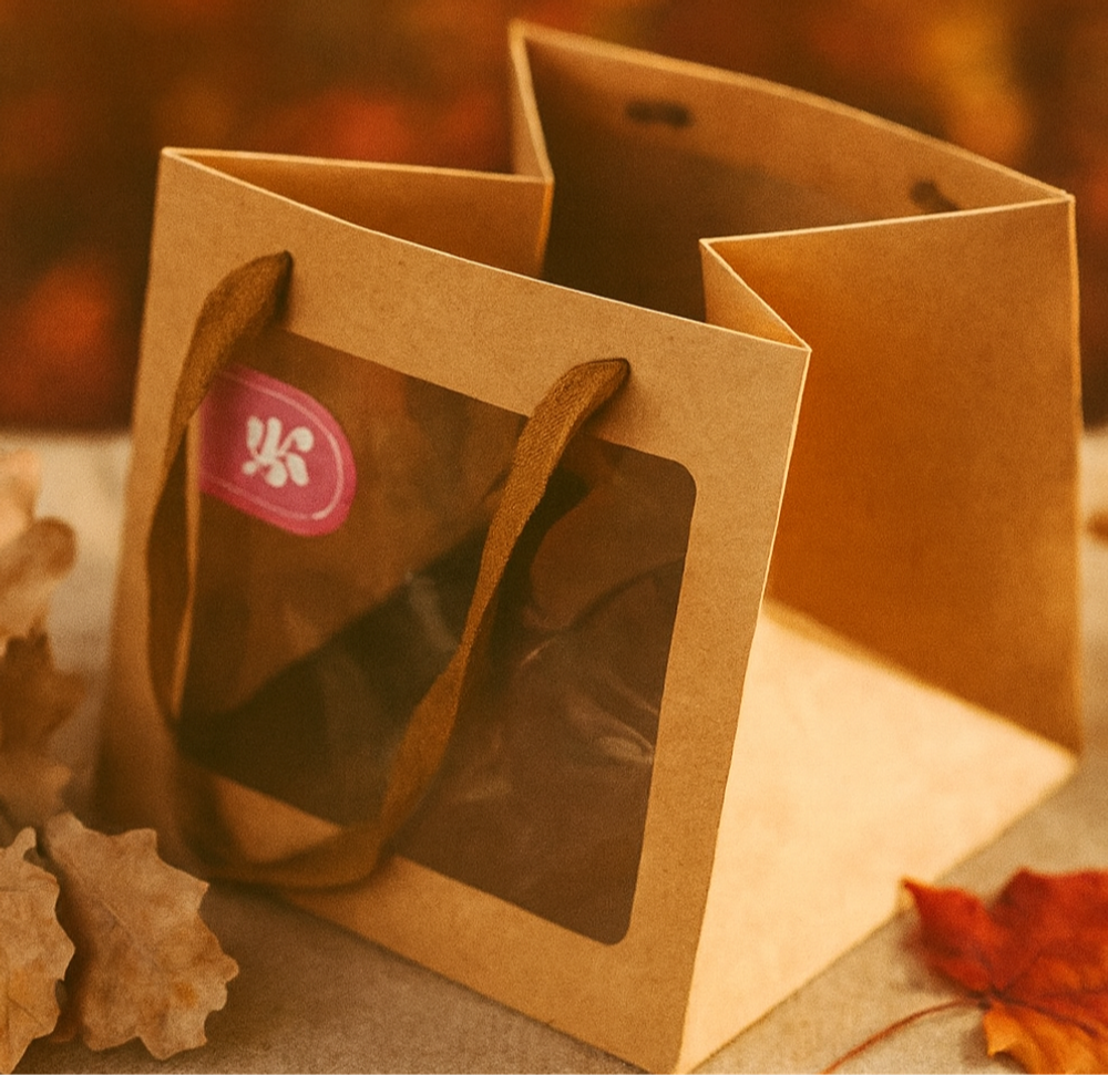 Подарочный пакет 30×30 см – упаковка наборов и букетов