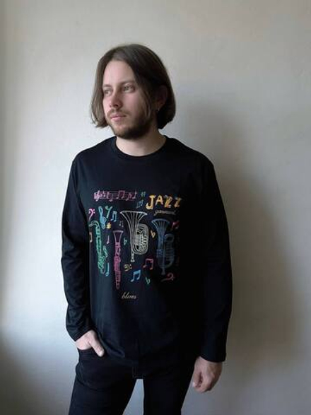 Лонгслив "Духовые инструменты"