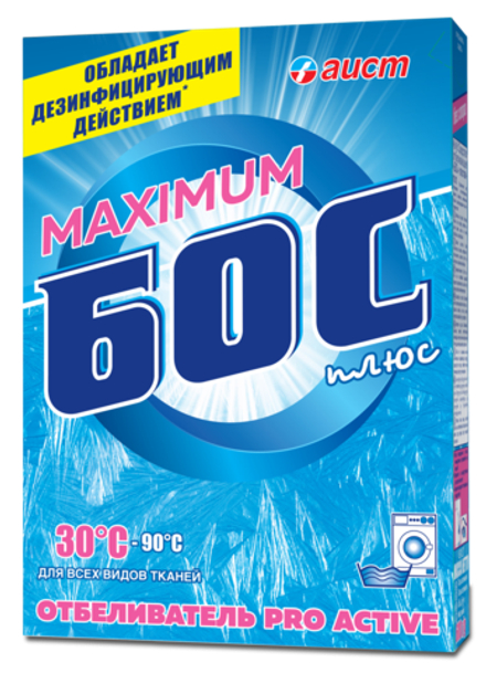БОС плюс отбеливатель 600гр. (порош) *30 / 330 / 990