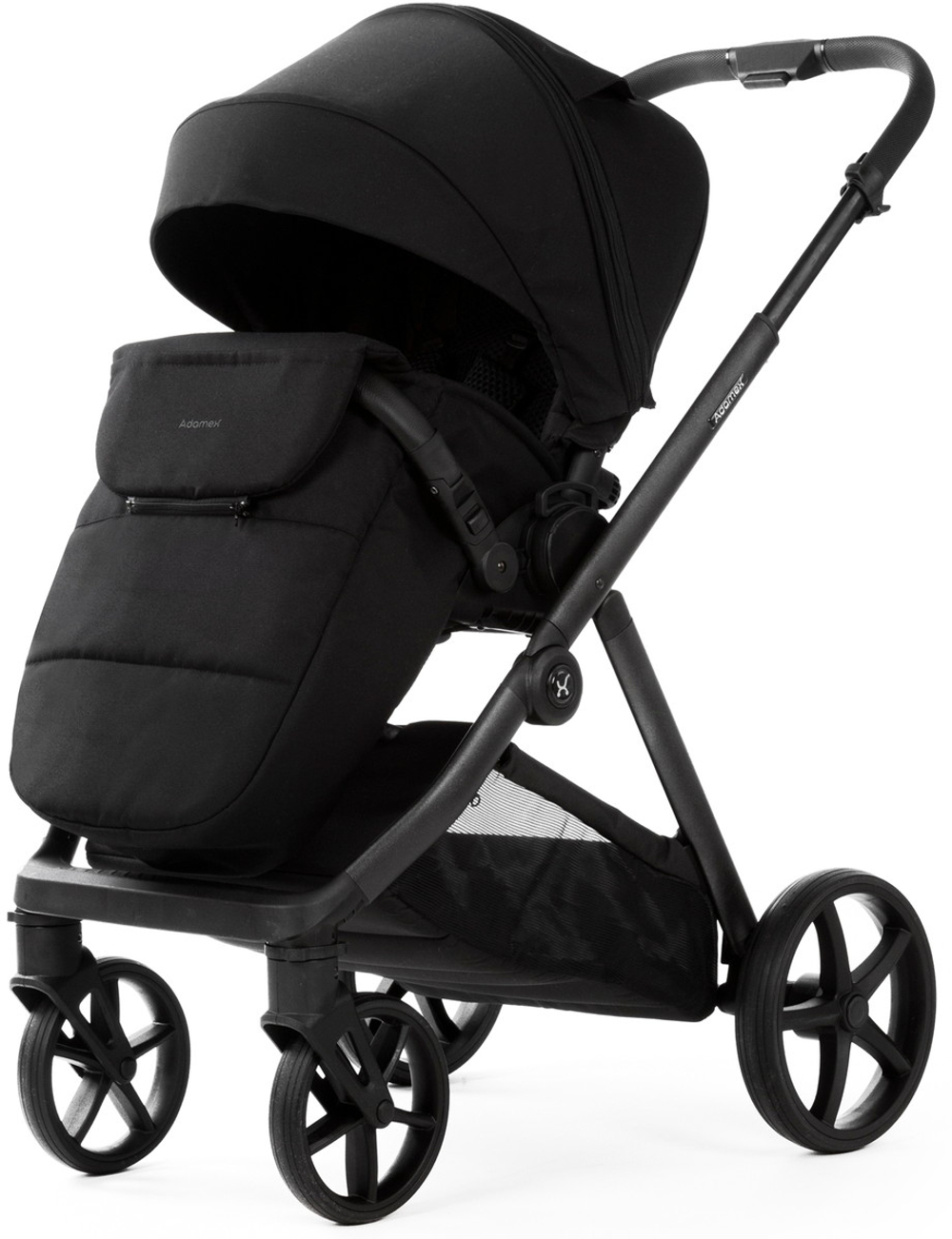 Детская коляска Adamex Sigma Natura 3 в 1 SI-11-CARBON (ЧЕРНЫЙ)