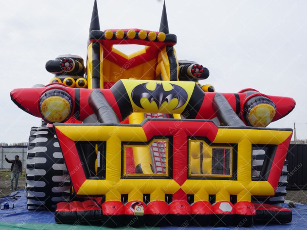 Батут-горка "Бэтмобиль 3"