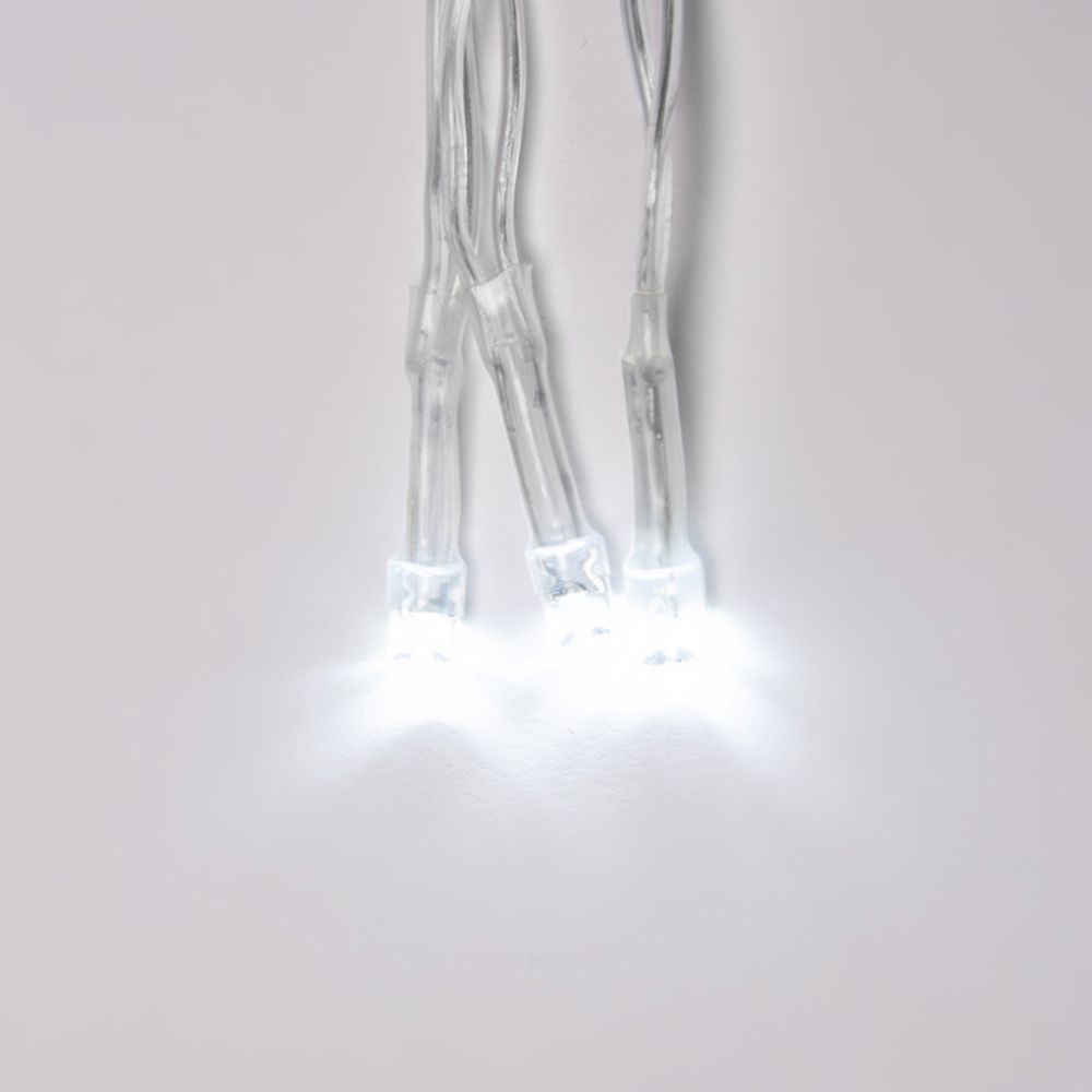 ULD-C3020-160-DTA WHITE IP20 Занавес светодиодный. 3х2м. 160 светодиодов. Белый свет. Провод прозрачный. TM Uniel