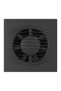 Вентилятор накладной SLIM D100 обратный клапан Dark Gray metal DICITI