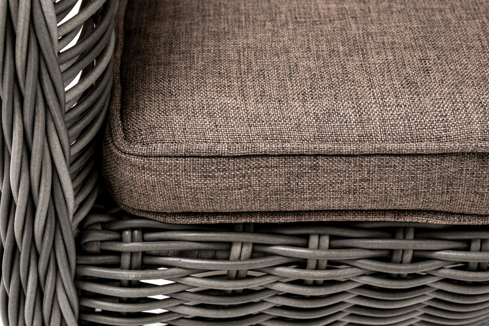 "Эспрессо–80 R" обеденная группа плетеная, цвет графит