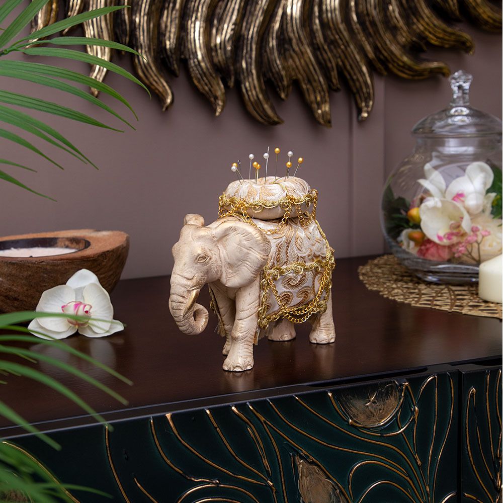 Игольница Слон Айвори Голд