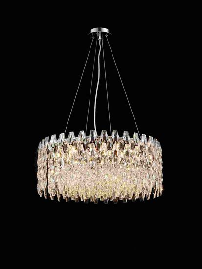 E89-ф600*H240 CHROME (1) Люстра NW