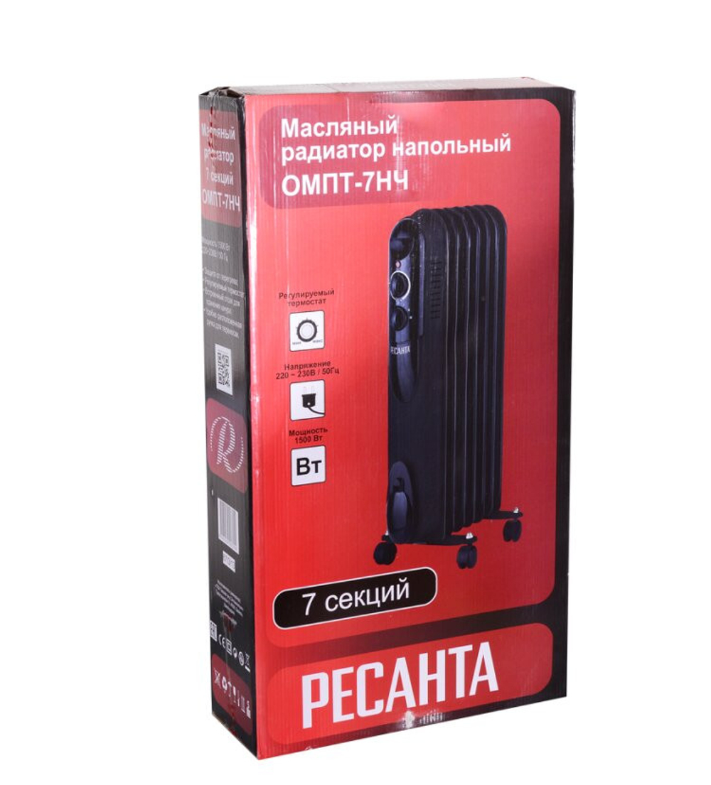 Радиатор масляный Ресанта ОМПТ-7НЧ 67/3/13