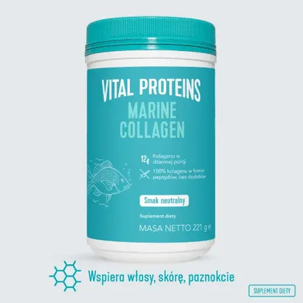 Vital Proteins Морской коллаген Рыбный коллаген - нейтральный вкус, 221 г
