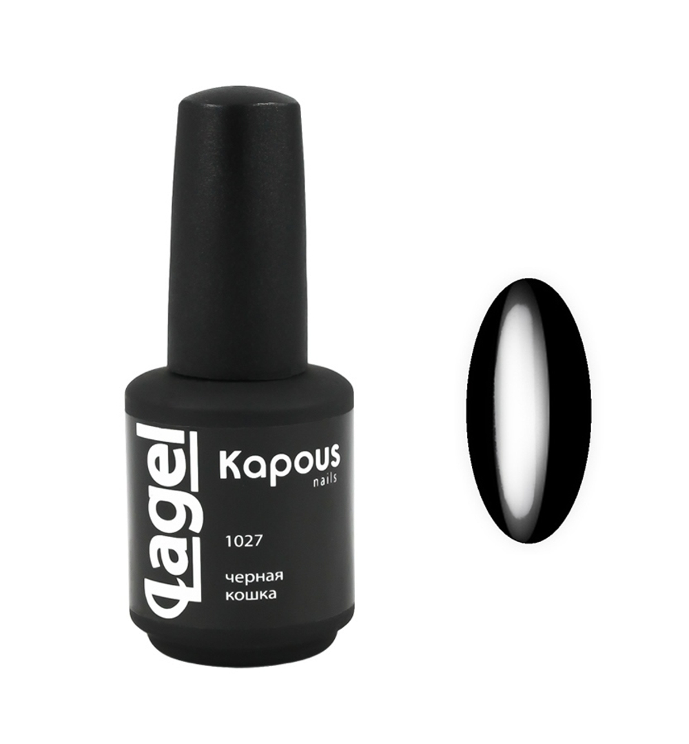 Гель-лак 1027 Черная кошка LAGEL, Kapous, 15 мл