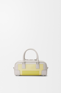 Loewe Укороченная сумка Amazona 23 из телячьей кожи наппа, серый/желтый